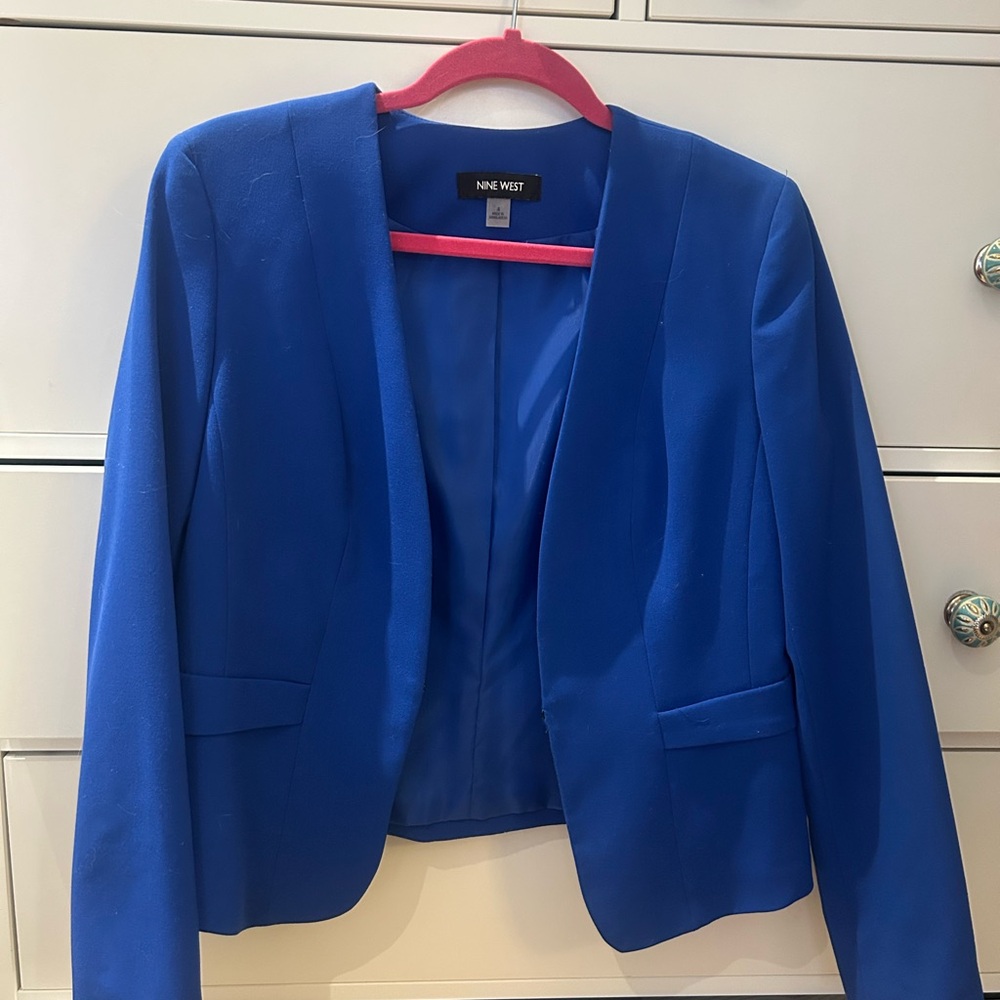 Nine West Women's Vibrant Blue Blazer
